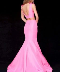 Sherri Hill - 51918 Strappy Mikado Two Piece Mermaid Evening Dress 14 Sherri Hill - 51918 Strappy Mikado Two Piece Mermaid Evening Dress