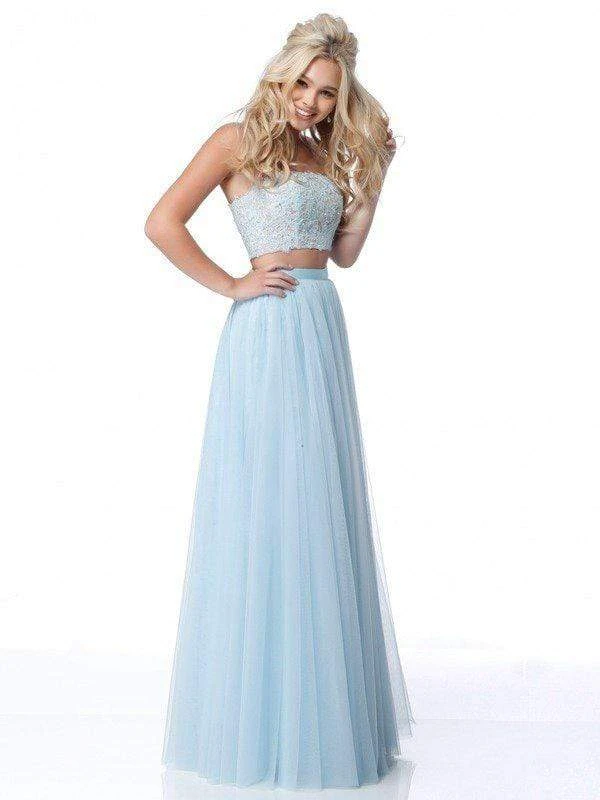 Sherri Hill - 51922 Two Piece Lace Tulle A-line Dress 3 Sherri Hill - 51922 Two Piece Lace Tulle A-line Dress