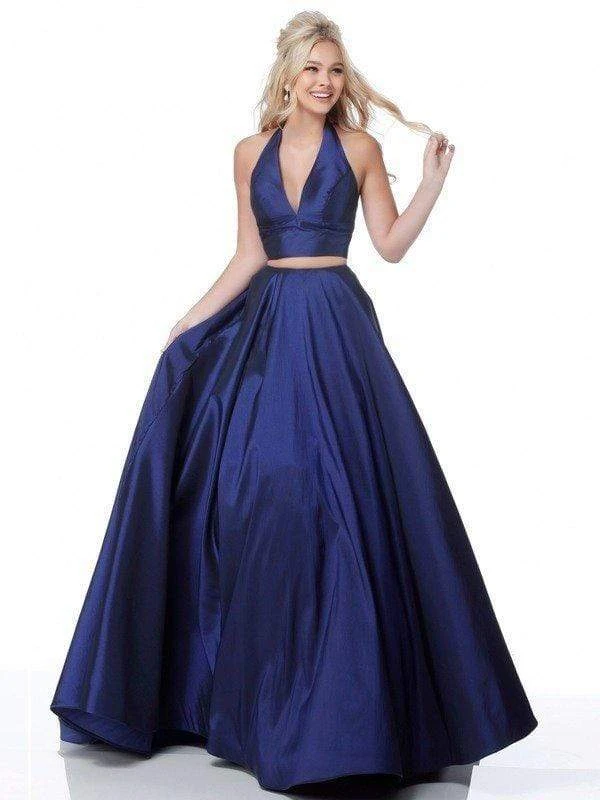 Sherri Hill - 51923 Two Piece V-Neck Evening Dress 6 Sherri Hill - 51923 Two Piece V-Neck Evening Dress