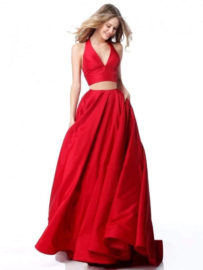 Sherri Hill - 51923 Two Piece V-Neck Evening Dress 5 Sherri Hill - 51923 Two Piece V-Neck Evening Dress