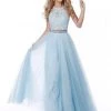 Sherri Hill - 51924 Two-Piece Beaded Applique Long Chiffon Dress