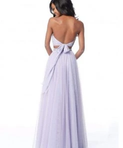 Sherri Hill - 51924 Two-Piece Beaded Applique Long Chiffon Dress 12 Sherri Hill - 51924 Two-Piece Beaded Applique Long Chiffon Dress