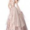 Sherri Hill - 51960 Two Piece Satin Halter Chiffon Ballgown