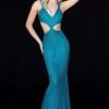Sherri Hill - 51984 Beaded Midriff Cutout Long Mermaid Dress