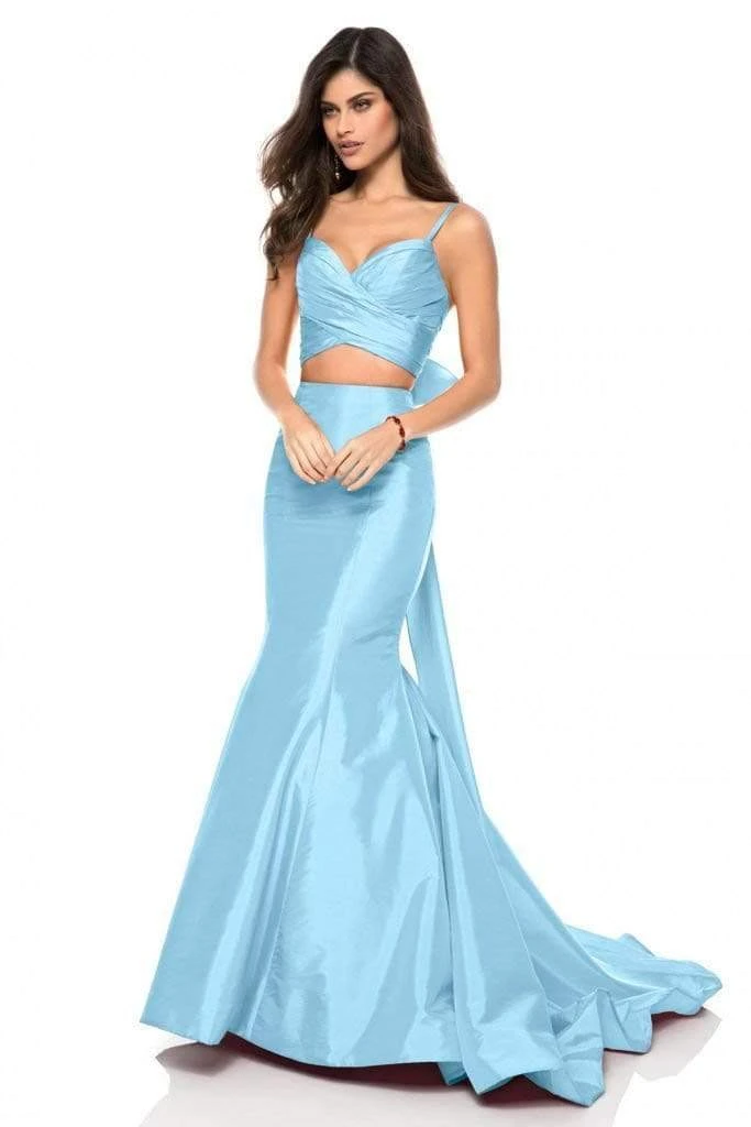 Sherri Hill - 52006 Two Piece Ruched Sweetheart Mermaid Dress 6 Sherri Hill - 52006 Two Piece Ruched Sweetheart Mermaid Dress