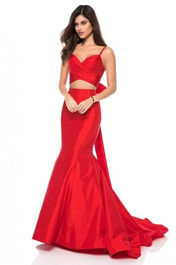Sherri Hill - 52006 Two Piece Ruched Sweetheart Mermaid Dress 3 Sherri Hill - 52006 Two Piece Ruched Sweetheart Mermaid Dress