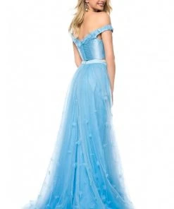 Sherri Hill - 52046 Two Piece Off-shoulder Tulle A-line Dress