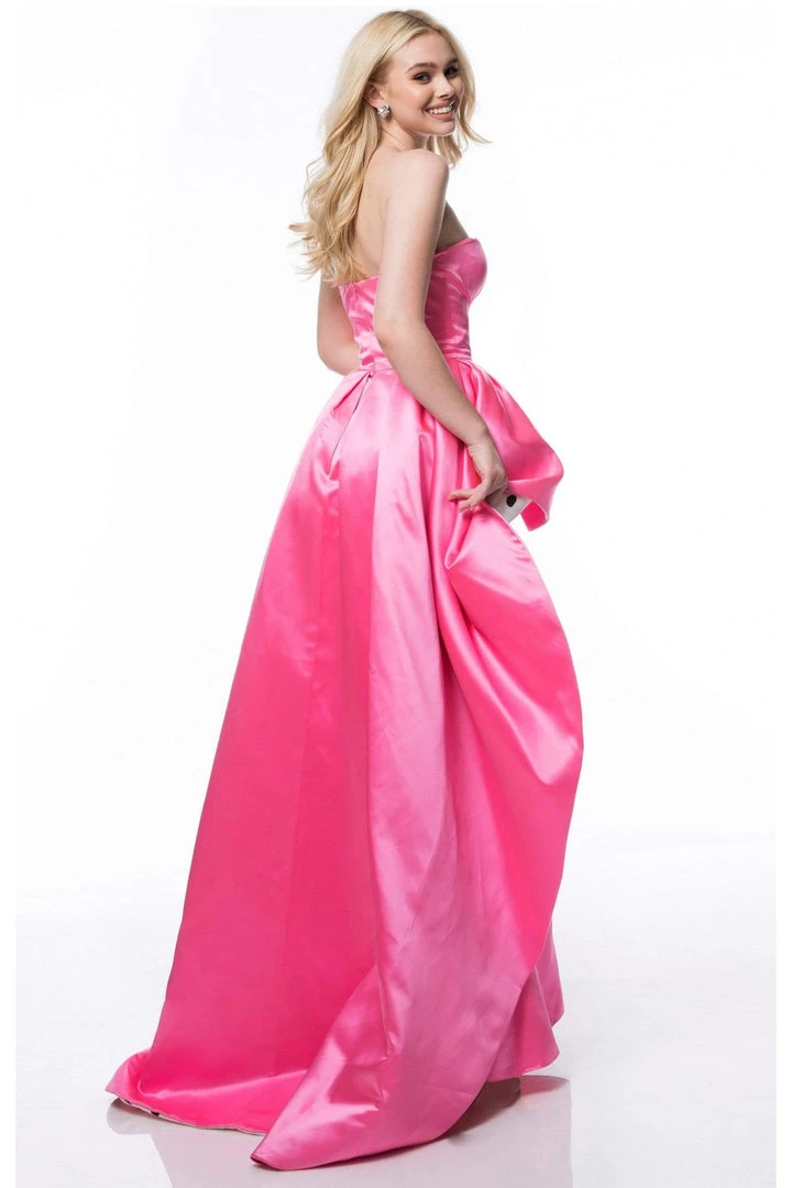 Sherri Hill - 52054 Strapless Dress With Polka Dot Overskirt 5 Sherri Hill - 52054 Strapless Dress With Polka Dot Overskirt