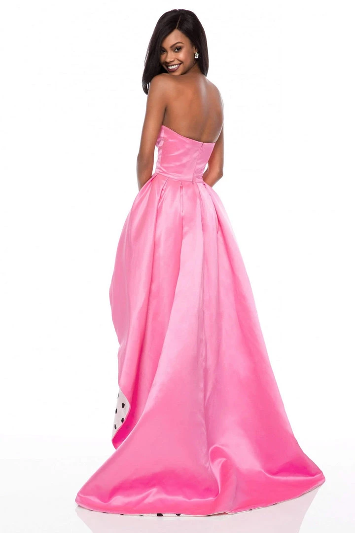 Sherri Hill - 52054 Strapless Dress With Polka Dot Overskirt 4 Sherri Hill - 52054 Strapless Dress With Polka Dot Overskirt