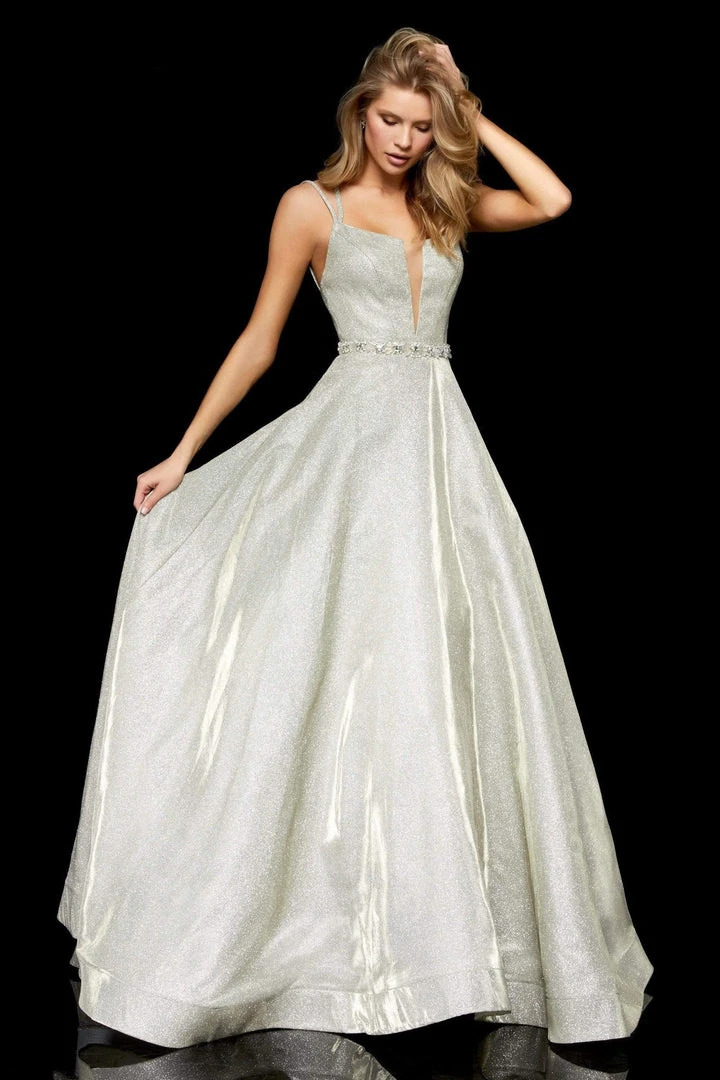 Sherri Hill - 52124 Bead Embellished Scoop Neck A-line Dress 5 Sherri Hill - 52124 Bead Embellished Scoop Neck A-line Dress