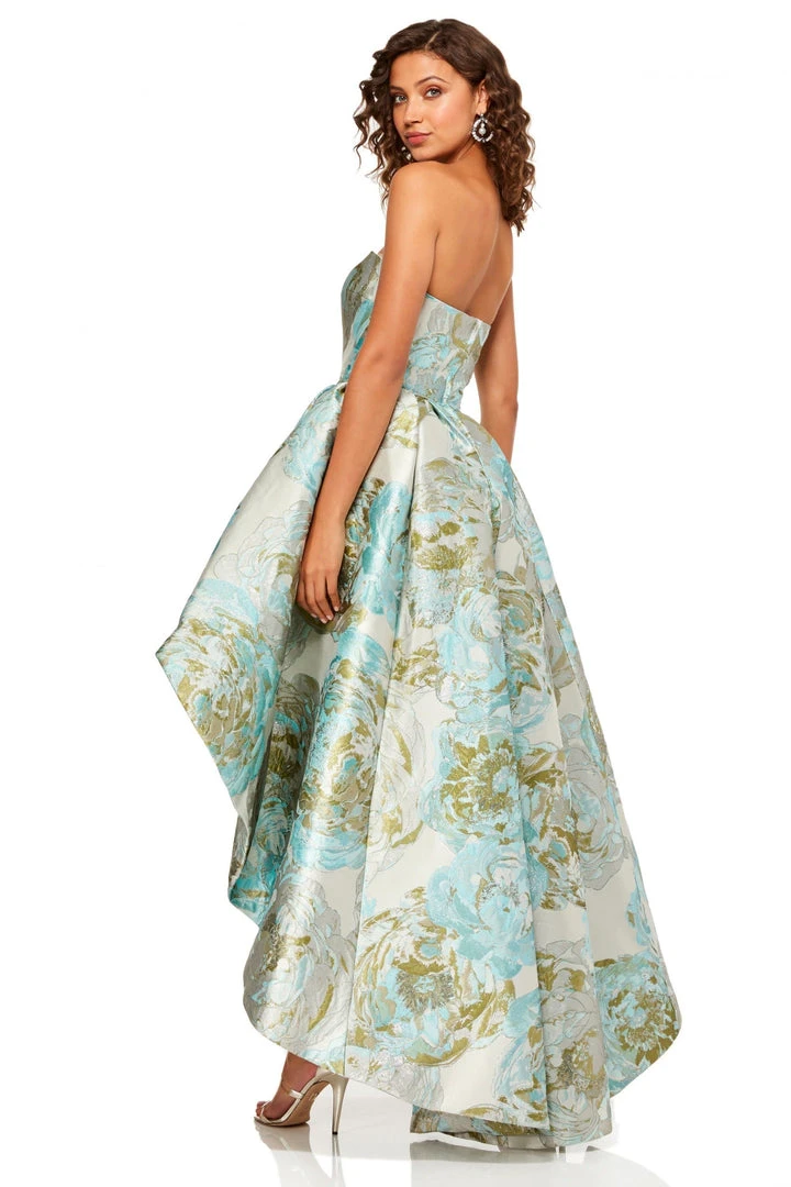 Sherri Hill - 52143 Strapless High-Low Dress 6 Sherri Hill - 52143 Strapless High-Low Dress