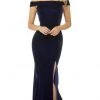 Sherri Hill - 52180 Velvet Off The Shoulder Trumpet Dress