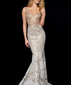 Sherri Hill - 52242 Sweetheart Long Lace Dress