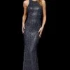 Sherri Hill - 52328 Beaded Halter Sheath Evening Dress 2 Sherri Hill - 52328 Beaded Halter Sheath Evening Dress