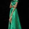Sherri Hill - 52351 Off-Shoulder A-Line Gown With Slit And Train 2 Sherri Hill - 52351 Off-Shoulder A-Line Gown With Slit And Train