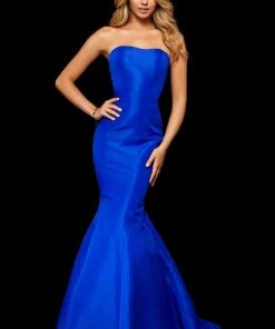 Sherri Hill - 52390 Vibrant Mikado Strapless Mermaid Dress