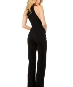 Sherri Hill - 52392 High Halter Neckline Jumpsuit