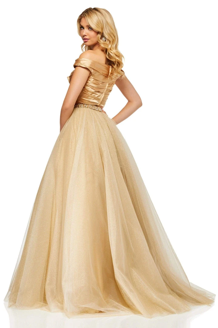 Sherri Hill - 52406 Off The Shoulder Beaded Dress 4 Sherri Hill - 52406 Off The Shoulder Beaded Dress