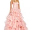 Sherri Hill - 52417 Tiered Tulle Skirt A-line Gown 1 Sherri Hill - 52417 Tiered Tulle Skirt A-line Gown