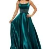 Sherri Hill - 52423 Beaded Scoop Neck Ballgown With Train