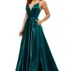 Sherri Hill - 52424 V-Neck Open Back Evening Dress