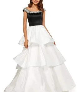 Sherri Hill - 52427 Cap Sleeve Beaded Dress