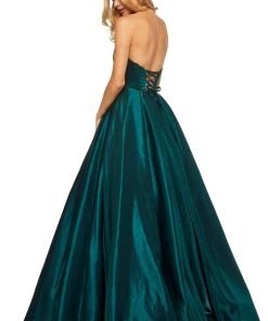 Sherri Hill - 52456 Strapless Sweetheart Full Figured Ballgown Dress