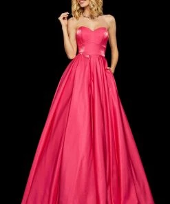 Sherri Hill - 52456 Strapless Sweetheart Full Figured Ballgown Dress