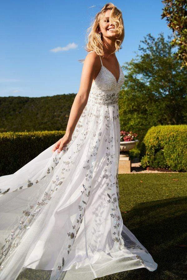 Sherri Hill - 52461 Beaded V-Neck A-Line Evening Dress 7 Sherri Hill - 52461 Beaded V-Neck A-Line Evening Dress