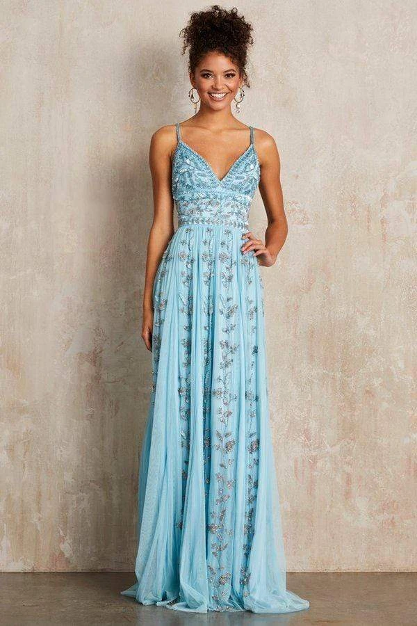 Sherri Hill - 52461 Beaded V-Neck A-Line Evening Dress 10 Sherri Hill - 52461 Beaded V-Neck A-Line Evening Dress