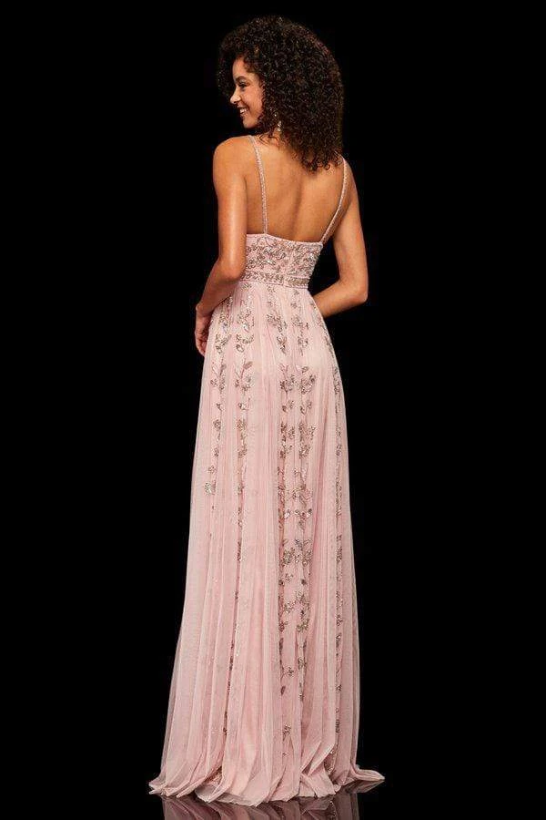 Sherri Hill - 52461 Beaded V-Neck A-Line Evening Dress 12 Sherri Hill - 52461 Beaded V-Neck A-Line Evening Dress