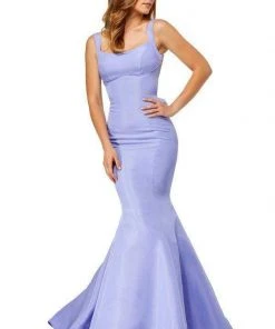 Sherri Hill - 52465 Scoop Neck Ruffled Mermaid Dress With Sexy Back 10 Sherri Hill - 52465 Scoop Neck Ruffled Mermaid Dress With Sexy Back