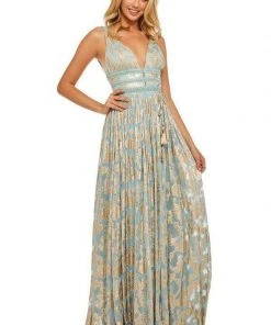 Sherri Hill - 52474 Beaded Plunging V-Neck A-Line Long Dress 15 Sherri Hill - 52474 Beaded Plunging V-Neck A-Line Long Dress