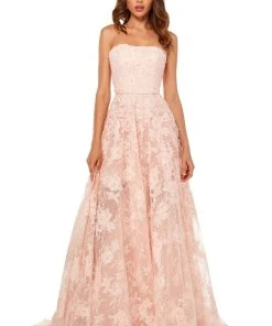 Sherri Hill - 52477 A Line Applique Dress 10 Sherri Hill - 52477 A Line Applique Dress