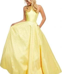 Sherri Hill - 52501 Beaded High Halter Neckline Evening Dress 16 Sherri Hill - 52501 Beaded High Halter Neckline Evening Dress