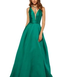 Sherri Hill - 52502 Sherri Hill Taffeta A Line Dress