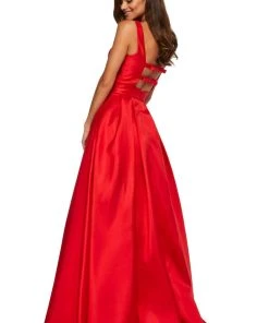Sherri Hill - 52502 Sherri Hill Taffeta A Line Dress