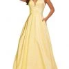 Sherri Hill - 52506 V-Neck Taffeta Dress 1 Sherri Hill - 52506 V-Neck Taffeta Dress