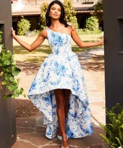 Sherri Hill - 52530 Single Shoulder A Line Dress 12 Sherri Hill - 52530 Single Shoulder A Line Dress