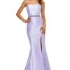 Sherri Hill - 52541 Mikado Strapless Fitted Dress With Beaded Belt