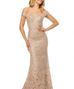 Sherri Hill - 52556 Off-Shoulder Applique Dress With Overskirt 11 Sherri Hill - 52556 Off-Shoulder Applique Dress With Overskirt