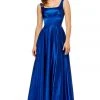 Sherri Hill - 52568 Scoop Neck Charmeuse Empire Dress 1 Sherri Hill - 52568 Scoop Neck Charmeuse Empire Dress