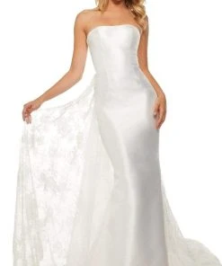 Sherri Hill - 52594 Strapless Mikado Trumpet Dress