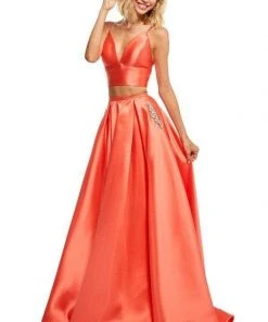 Sherri Hill - 52598 Beaded Two Piece A-line Dress