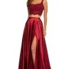 Sherri Hill - 52600 Two Piece Lace And Satin A-line Dress 2 Sherri Hill - 52600 Two Piece Lace And Satin A-line Dress