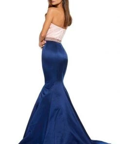 Sherri Hill - 52616 Strapless Satin Mermaid Gown With Beaded Waistband 7 Sherri Hill - 52616 Strapless Satin Mermaid Gown With Beaded Waistband