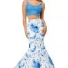 Sherri Hill - 52622 Two Piece Print Mermaid Dress 1 Sherri Hill - 52622 Two Piece Print Mermaid Dress
