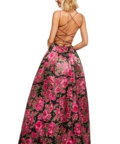 Sherri Hill - 52627 Sweetheart Floral A Line Dress 7 Sherri Hill - 52627 Sweetheart Floral A Line Dress