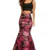 Sherri Hill - 52628 Two Piece Mermaid Printed Dress 1 Sherri Hill - 52628 Two Piece Mermaid Printed Dress