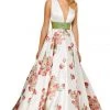 Sherri Hill - 52632 V-Neck Long Print Dress